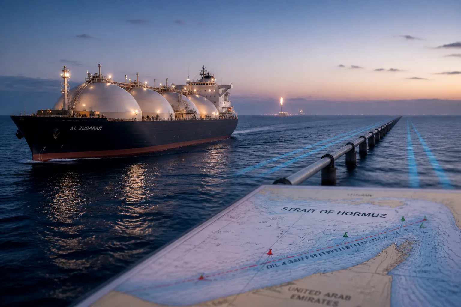 Shell Forecasts Flat LNG Trade in 2026 if Hormuz Reopens This Summer