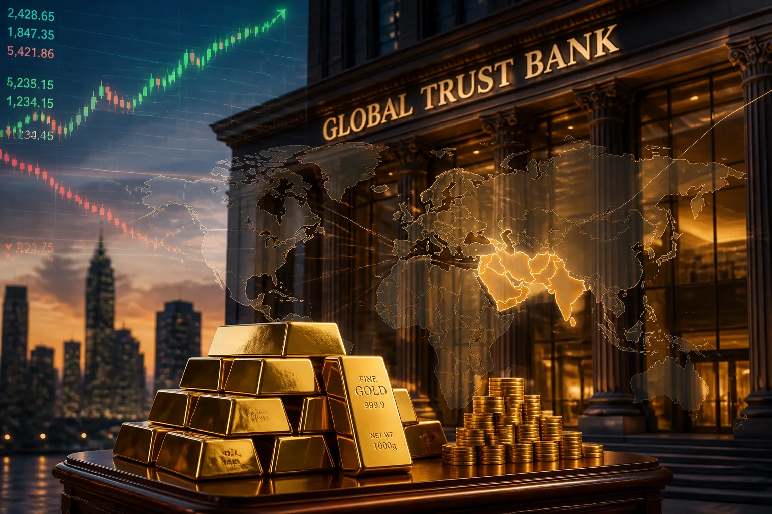Gold Prices Hold Steady as Fed Minutes Loom and Middle East Tensions Rise