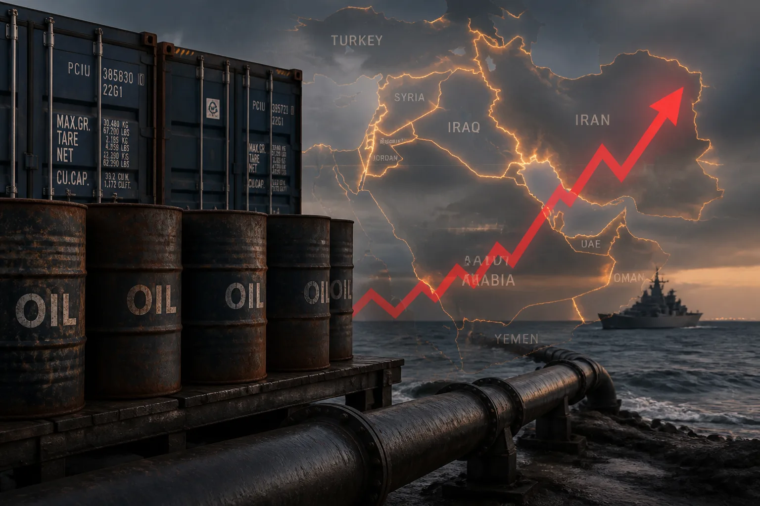 Oil Prices Surge Over 4% as Iran Threatens US Naval Units Amid Escalating Conflict