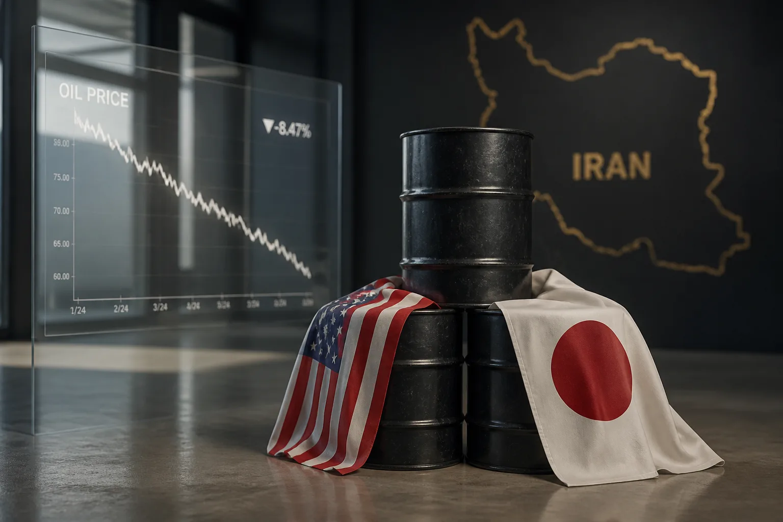 Oil Prices Fall as Trump Announces Iran Talks; Yen Supported by US-Japan Intervention