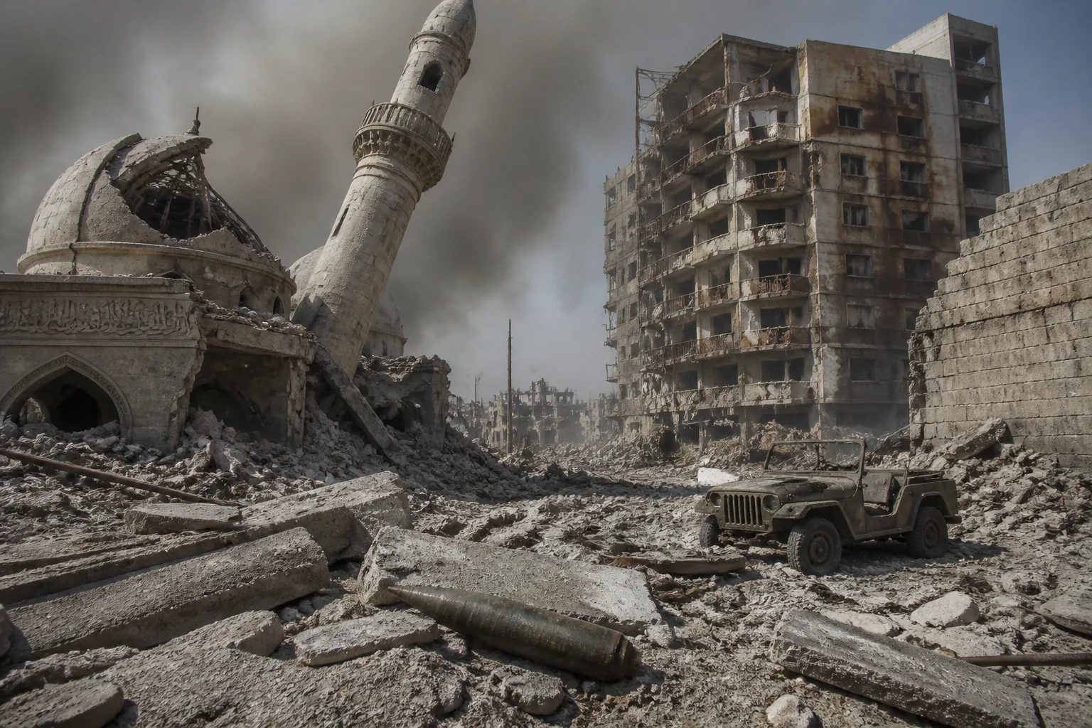 Ongoing Conflicts in the Middle East and Eastern Europe: Ukraine, West Bank, Lebanon, and Syria in Focus