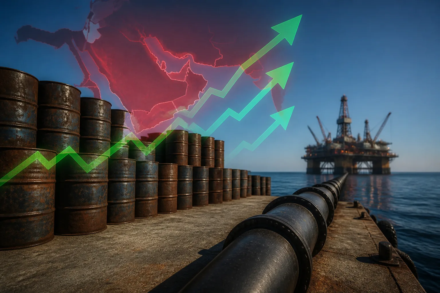 Brent Crude Futures Surpass $100 a Barrel Amid Escalating Middle East Tensions